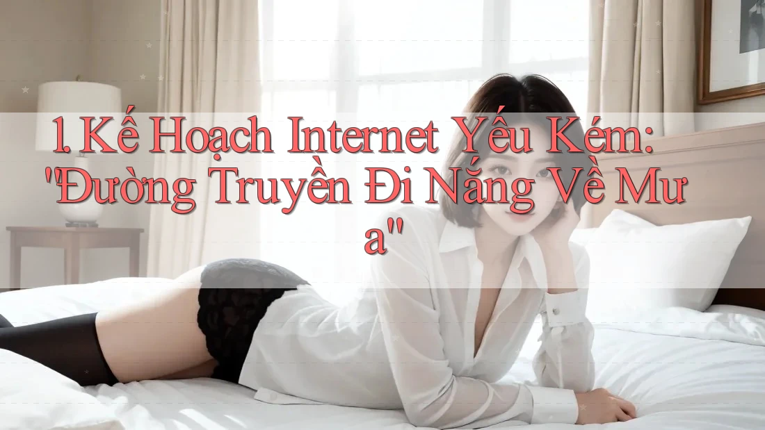 1. Kế Hoạch Internet Yếu Kém: “Đường Truyền Đi Nắng Về Mưa”