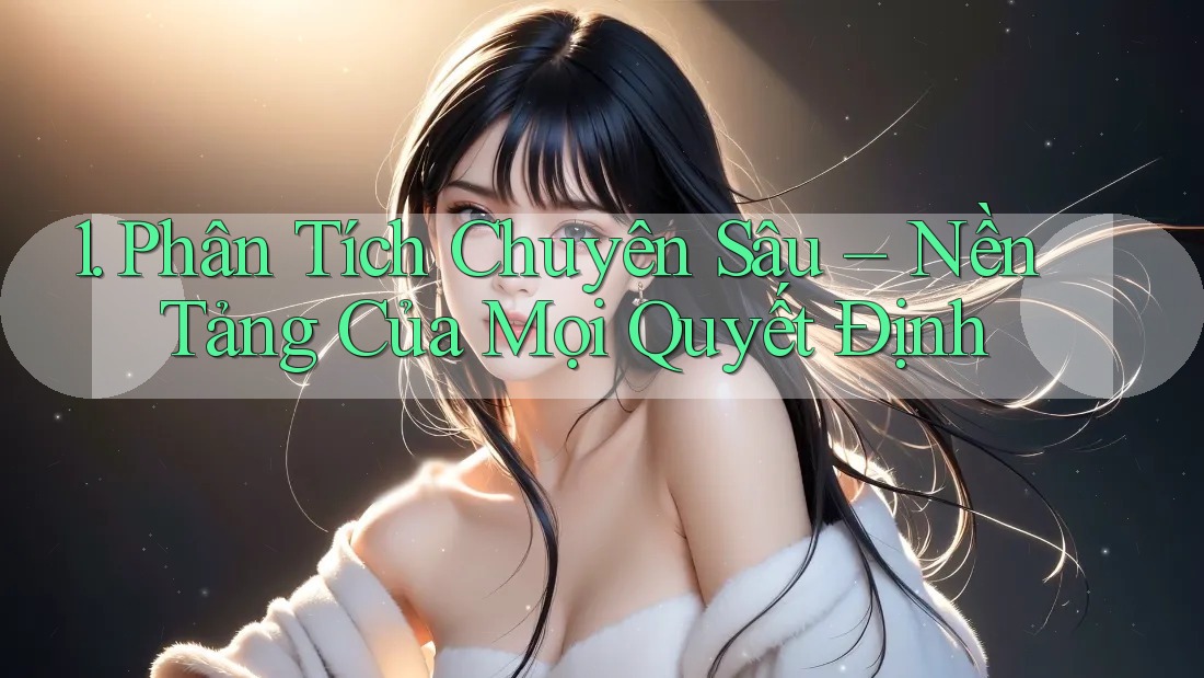 1. Phân Tích Chuyên Sâu – Nền Tảng Của Mọi Quyết Định 1. Phân Tích Chuyên Sâu – Nền Tảng Của Mọi Quyết Định