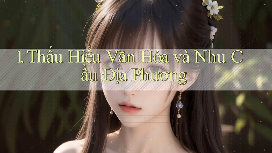 1. Thấu Hiểu Văn Hóa và Nhu Cầu Địa Phương 1. Thấu Hiểu Văn Hóa và Nhu Cầu Địa Phương