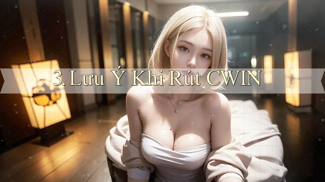 3. Lưu Ý Khi Rút CWIN