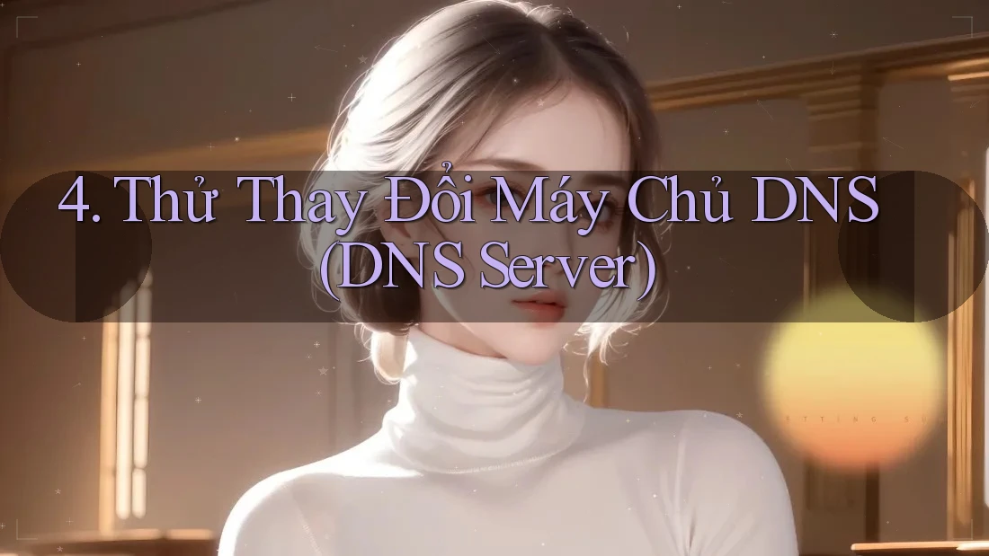 4. Thử Thay Đổi Máy Chủ DNS (DNS Server) 4. Thử Thay Đổi Máy Chủ DNS (DNS Server)