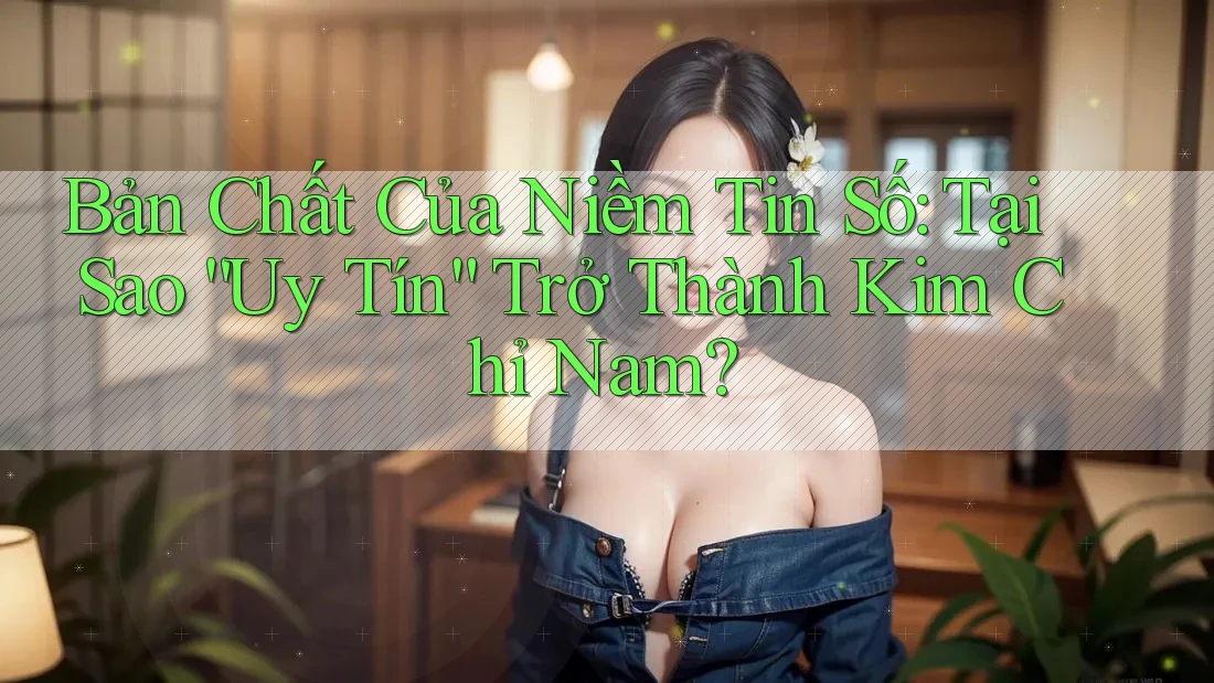 Bản Chất Của Niềm Tin Số: Tại Sao “Uy Tín” Trở Thành Kim Chỉ Nam? Bản Chất Của Niềm Tin Số: Tại Sao “Uy Tín” Trở Thành Kim Chỉ Nam?
