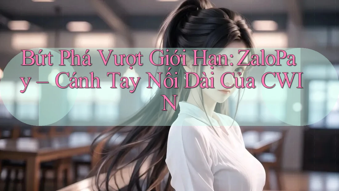 Bứt Phá Vượt Giới Hạn: ZaloPay – Cánh Tay Nối Dài Của CWIN