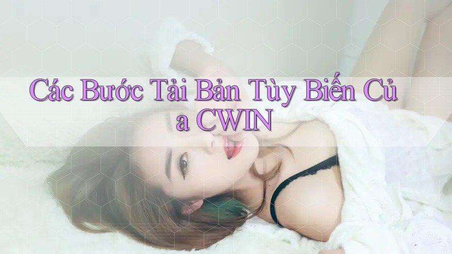 Các Bước Tải Bản Tùy Biến Của CWIN Các Bước Tải Bản Tùy Biến Của CWIN