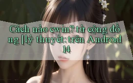 Cách nào cwin từ cộng đồng lý thuyết trên Android 14
