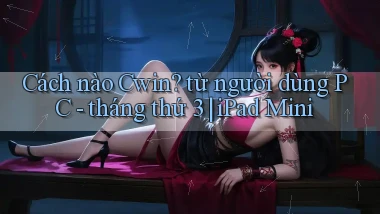 Cách nào Cwin từ người dùng PC   tháng thứ 3 iPad Mini