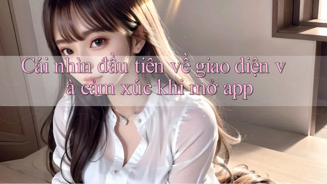Cái nhìn đầu tiên về giao diện và cảm xúc khi mở app Cái nhìn đầu tiên về giao diện và cảm xúc khi mở app