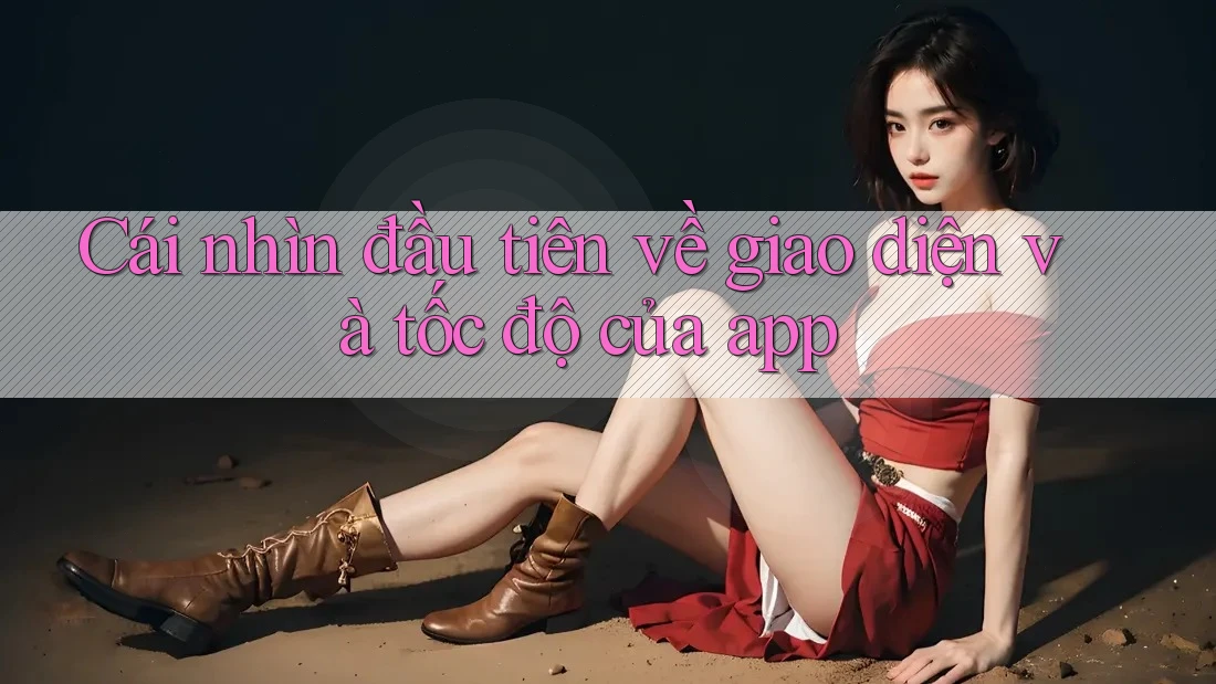 Cái nhìn đầu tiên về giao diện và tốc độ của app