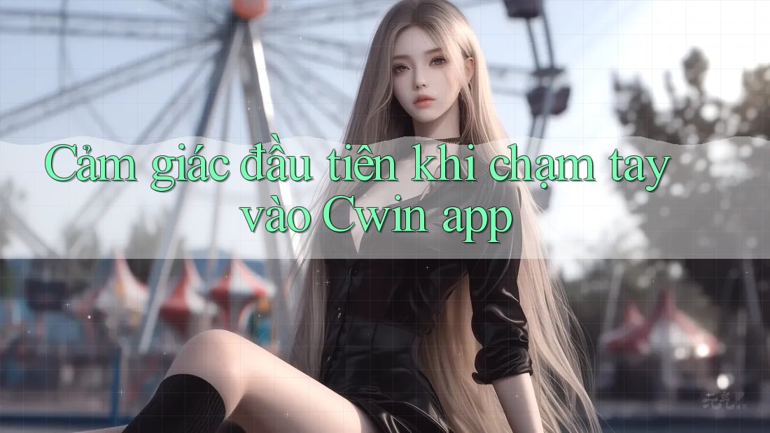 Cảm giác đầu tiên khi chạm tay vào Cwin app Cảm giác đầu tiên khi chạm tay vào Cwin app
