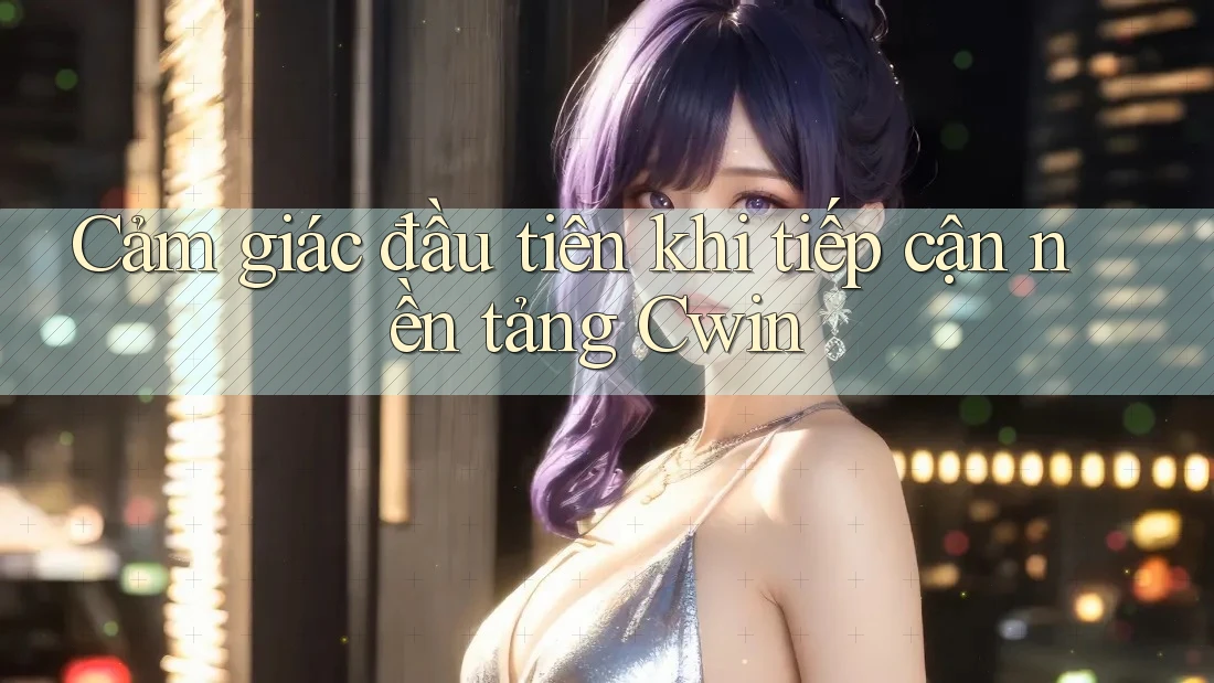 Cảm giác đầu tiên khi tiếp cận nền tảng Cwin Cảm giác đầu tiên khi tiếp cận nền tảng Cwin
