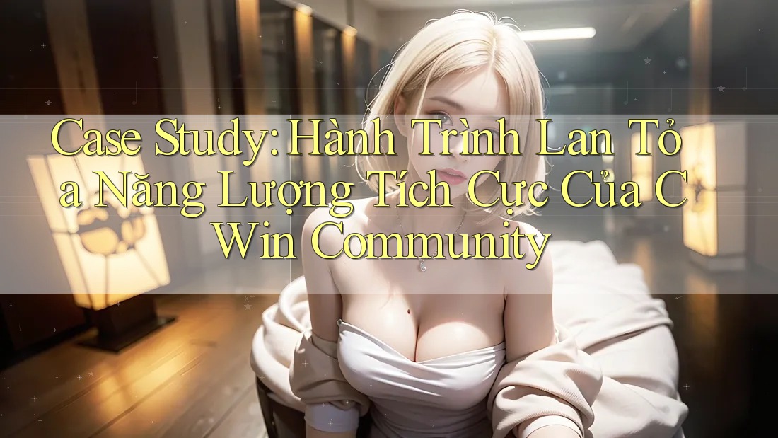Case Study: Hành Trình Lan Tỏa Năng Lượng Tích Cực Của CWin Community