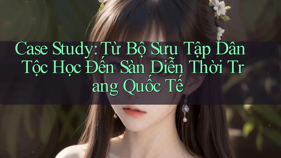 Case Study: Từ Bộ Sưu Tập Dân Tộc Học Đến Sàn Diễn Thời Trang Quốc Tế Case Study: Từ Bộ Sưu Tập Dân Tộc Học Đến Sàn Diễn Thời Trang Quốc Tế