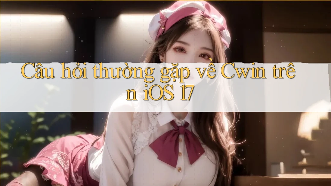 Câu hỏi thường gặp về Cwin trên iOS 17 Câu hỏi thường gặp về Cwin trên iOS 17