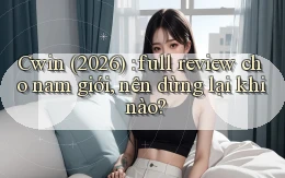 Cwin (2026) full review cho nam giới, nên dừng lại khi nào