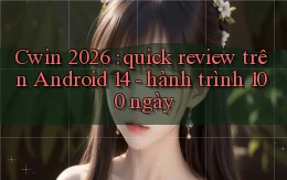 Cwin 2026 quick review trên Android 14   hành trình 100 ngày