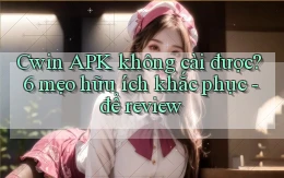 Cwin APK không cài được 6 mẹo hữu ích khắc phục   để review