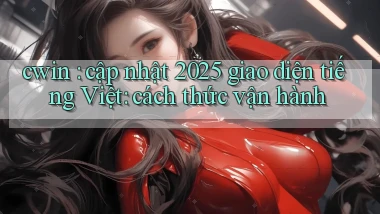 cwin cập nhật 2025 giao diện tiếng Việt cách thức vận hành
