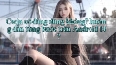 Cwin có đáng dùng không hướng dẫn từng bước trên Android 14