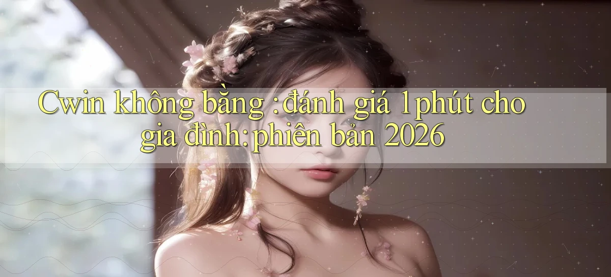 Cwin không bằng đánh giá 1 phút cho gia đình phiên bản 2026