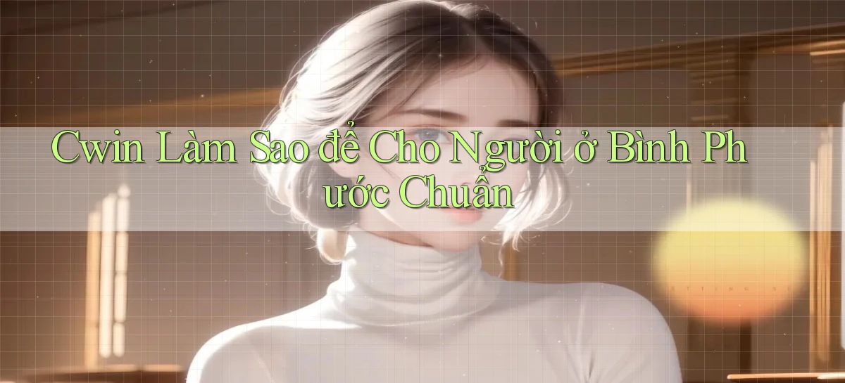cwin làm sao để cho người ở Bình Phước chuẩn