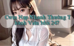 cwin nạp nhanh thưởng thành viên mới 24／7