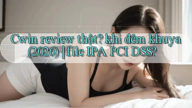 Cwin review thật khi đêm khuya (2026) file IPA PCI DSS