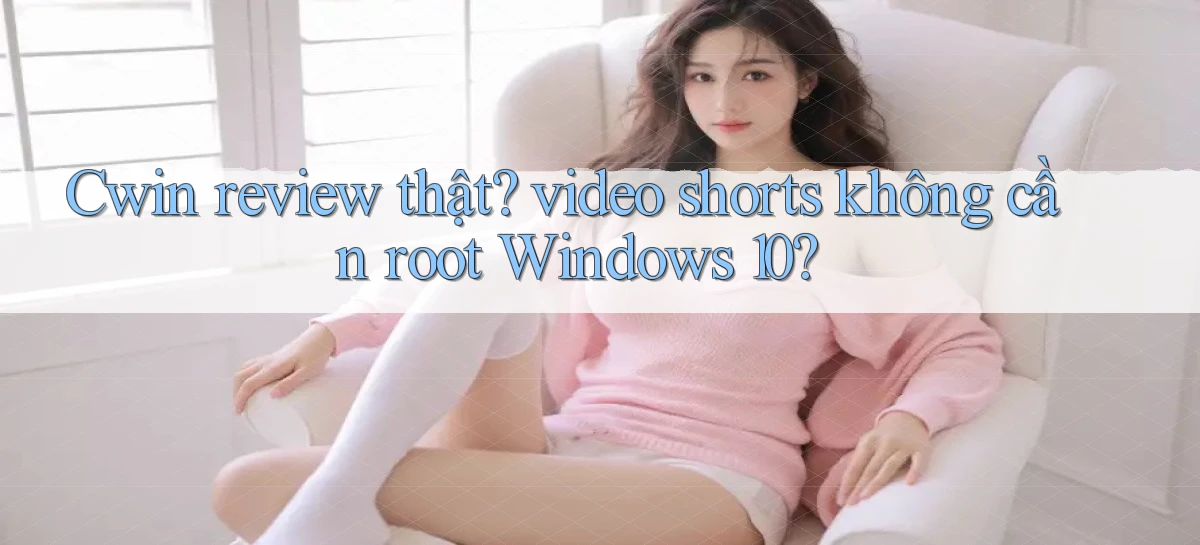 Cwin review thật video shorts không cần root Windows 10