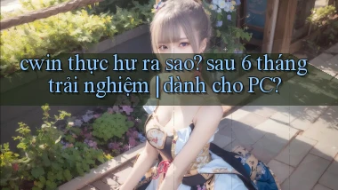 cwin thực hư ra sao sau 6 tháng trải nghiệm dành cho PC