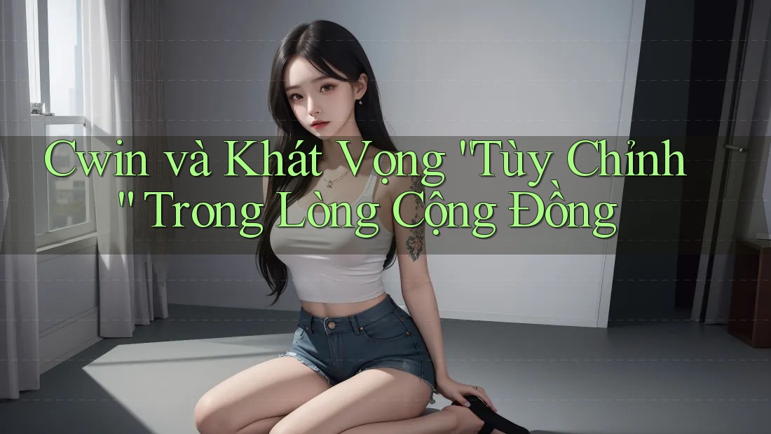 Cwin và Khát Vọng “Tùy Chỉnh” Trong Lòng Cộng Đồng Cwin và Khát Vọng “Tùy Chỉnh” Trong Lòng Cộng Đồng