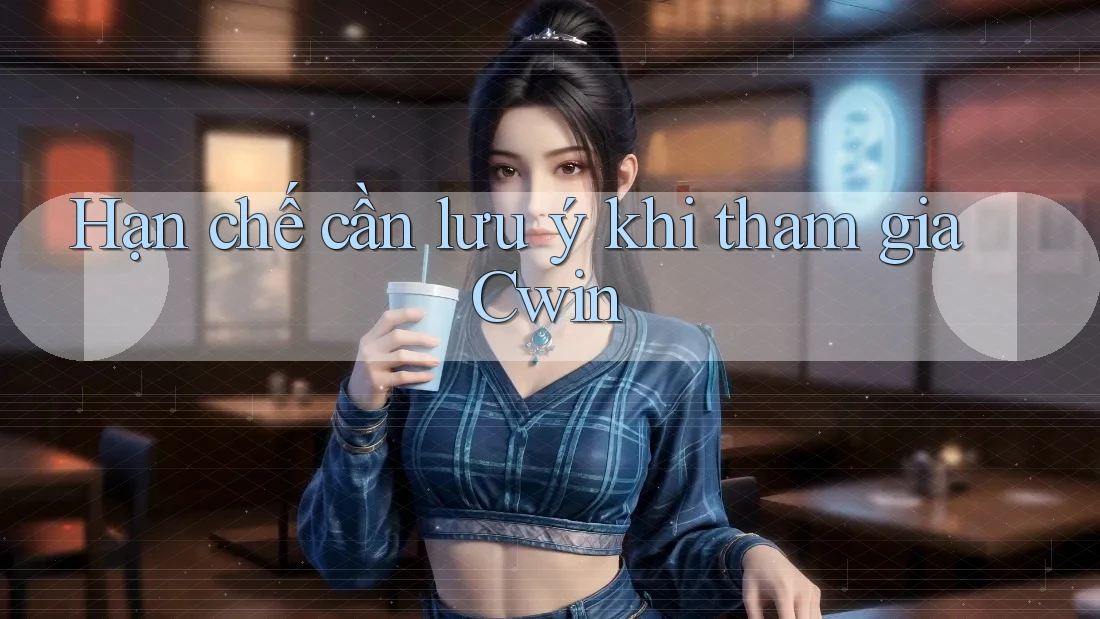 Hạn chế cần lưu ý khi tham gia Cwin