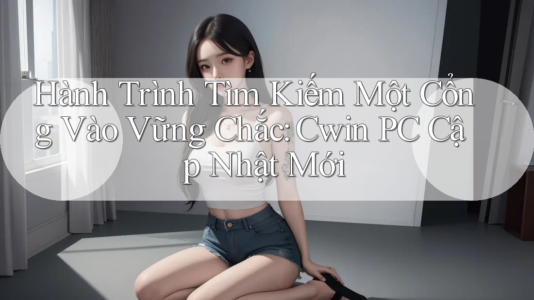 Hành Trình Tìm Kiếm Một Cổng Vào Vững Chắc: Cwin PC Cập Nhật Mới