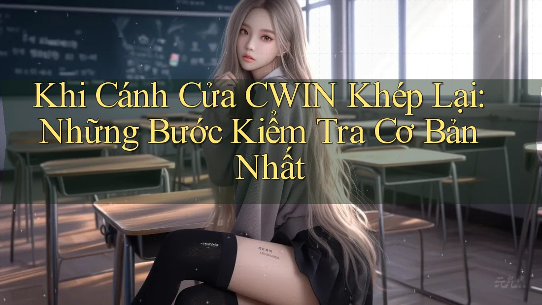Khi Cánh Cửa CWIN Khép Lại: Những Bước Kiểm Tra Cơ Bản Nhất