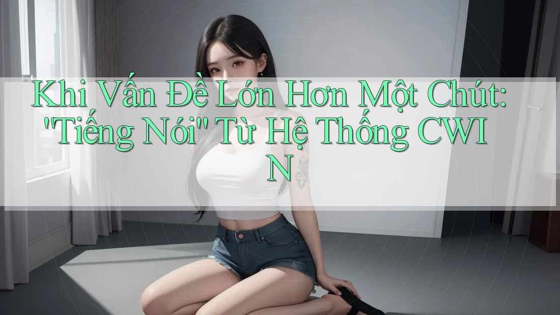 Khi Vấn Đề Lớn Hơn Một Chút: “Tiếng Nói” Từ Hệ Thống CWIN