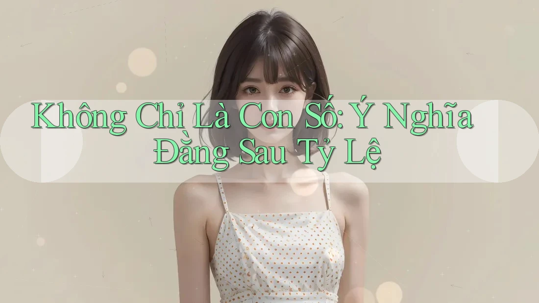 Không Chỉ Là Con Số: Ý Nghĩa Đằng Sau Tỷ Lệ Không Chỉ Là Con Số: Ý Nghĩa Đằng Sau Tỷ Lệ