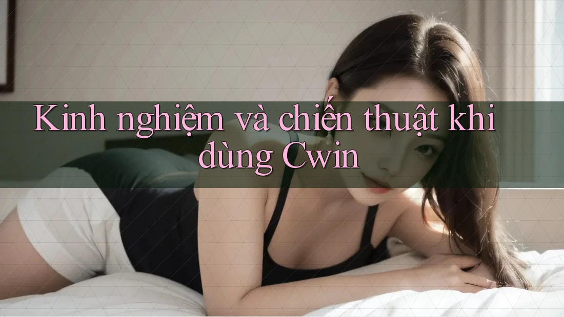 Kinh nghiệm và chiến thuật khi dùng Cwin