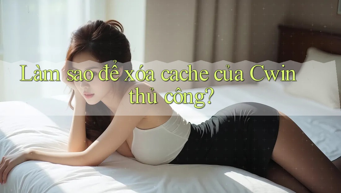 Làm sao để xóa cache của Cwin thủ công?