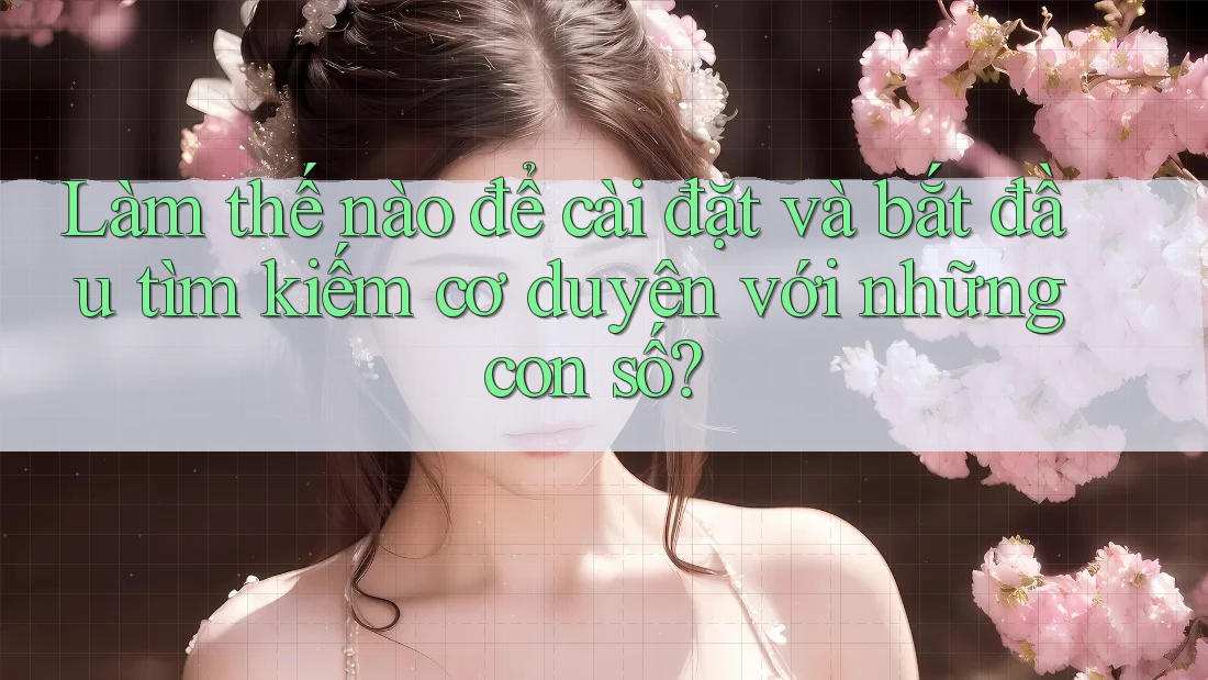 Làm thế nào để cài đặt và bắt đầu tìm kiếm cơ duyên với những con số? Làm thế nào để cài đặt và bắt đầu tìm kiếm cơ duyên với những con số?