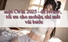 mẹo Cwin 2025   để review, tối ưu cho mobile, chỉ mất vài bước