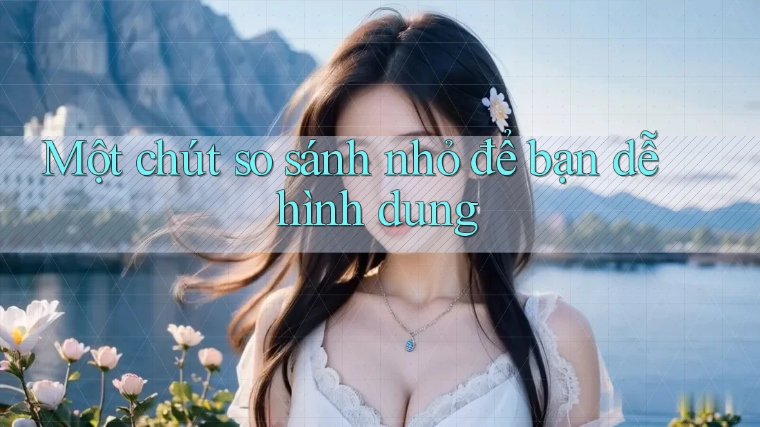 Một chút so sánh nhỏ để bạn dễ hình dung Một chút so sánh nhỏ để bạn dễ hình dung