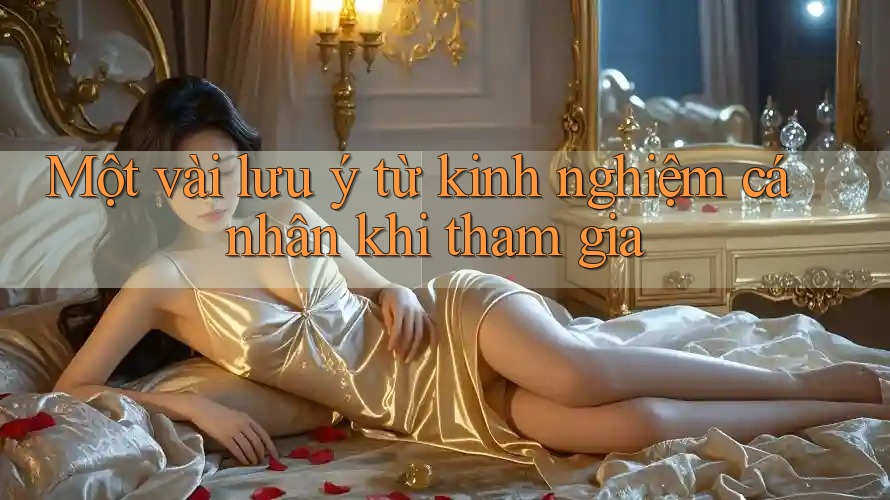 Một vài lưu ý từ kinh nghiệm cá nhân khi tham gia Một vài lưu ý từ kinh nghiệm cá nhân khi tham gia