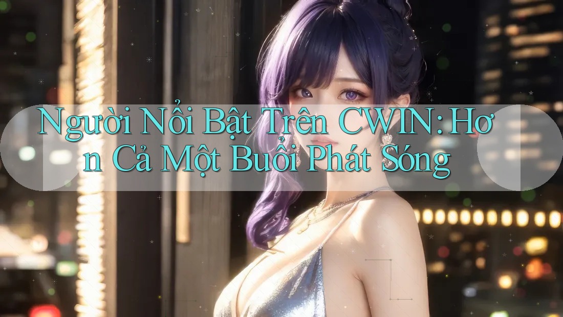 Người Nổi Bật Trên CWIN: Hơn Cả Một Buổi Phát Sóng