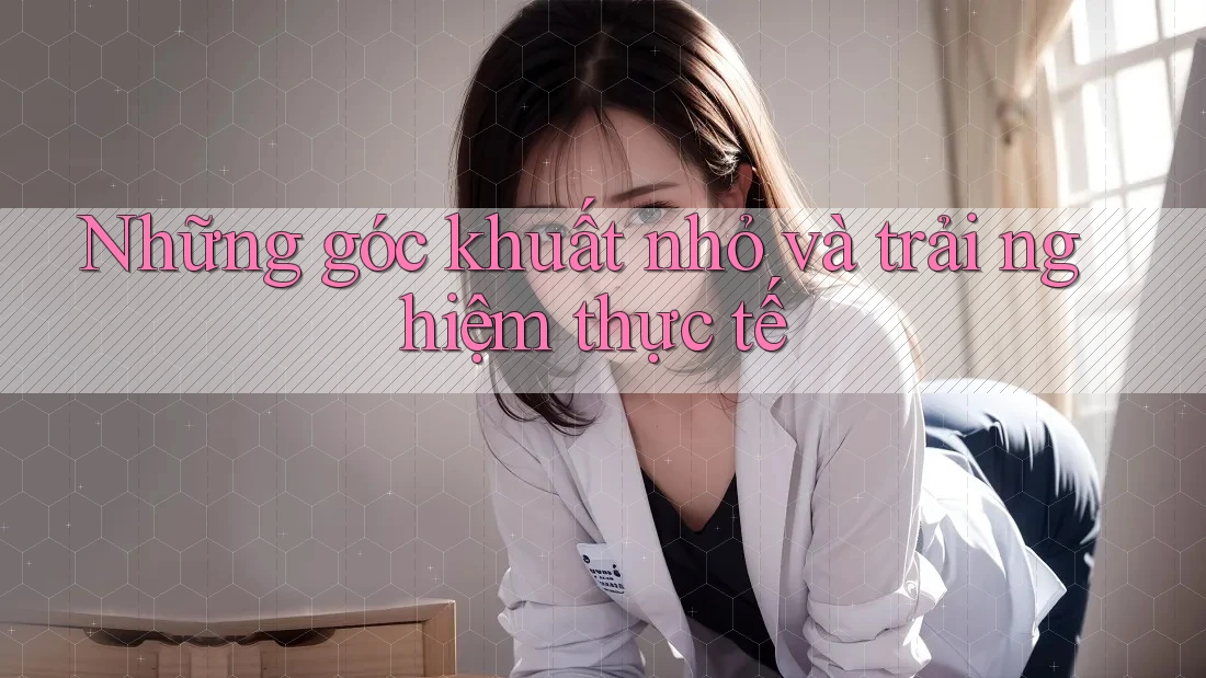 Những góc khuất nhỏ và trải nghiệm thực tế Những góc khuất nhỏ và trải nghiệm thực tế