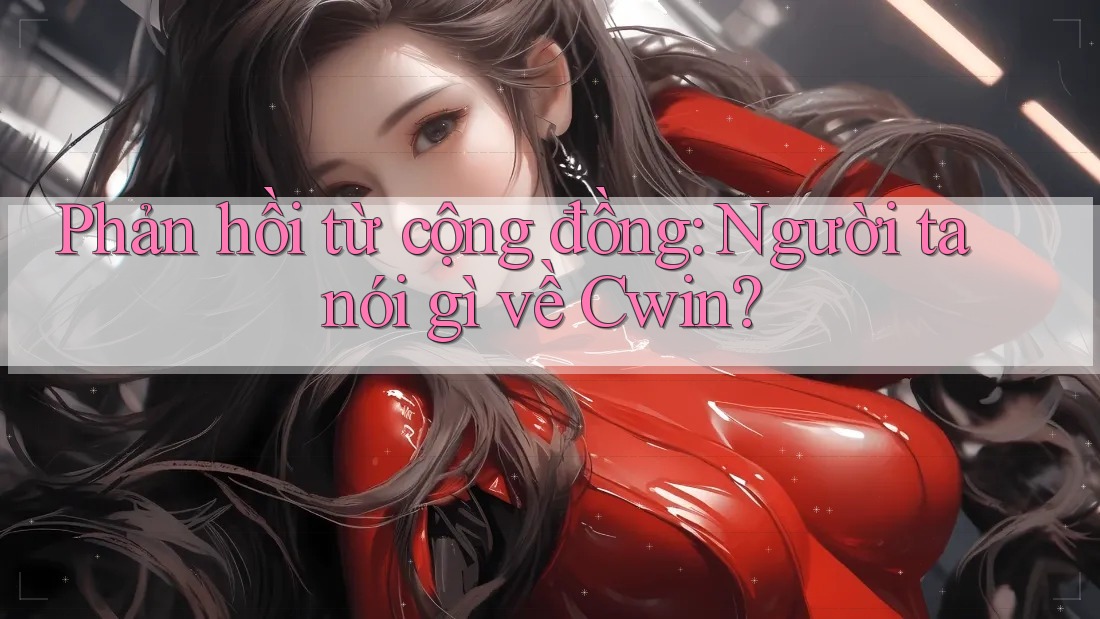 Phản hồi từ cộng đồng: Người ta nói gì về Cwin? Phản hồi từ cộng đồng: Người ta nói gì về Cwin?