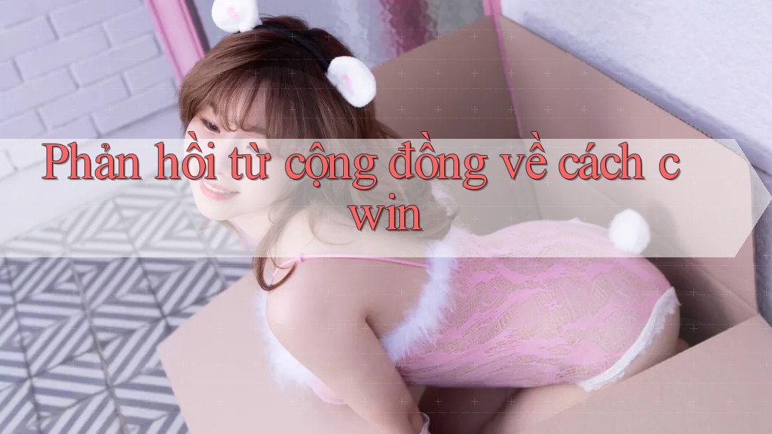 Phản hồi từ cộng đồng về cách cwin