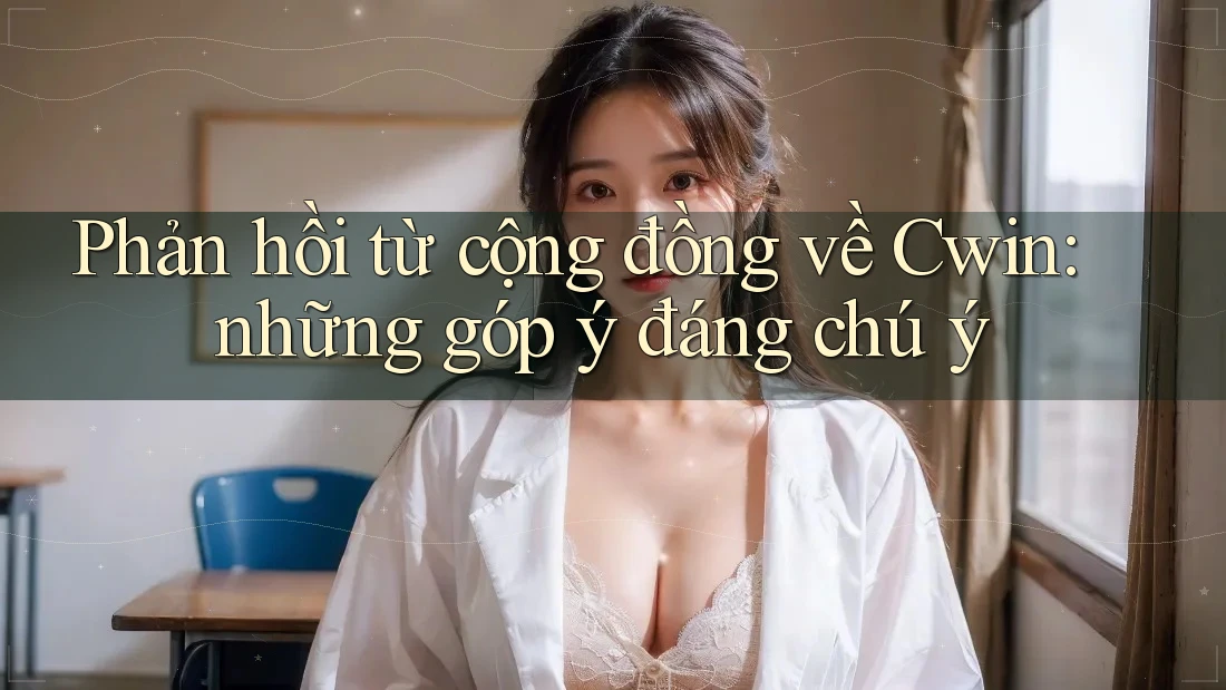 Phản hồi từ cộng đồng về Cwin: những góp ý đáng chú ý Phản hồi từ cộng đồng về Cwin: những góp ý đáng chú ý