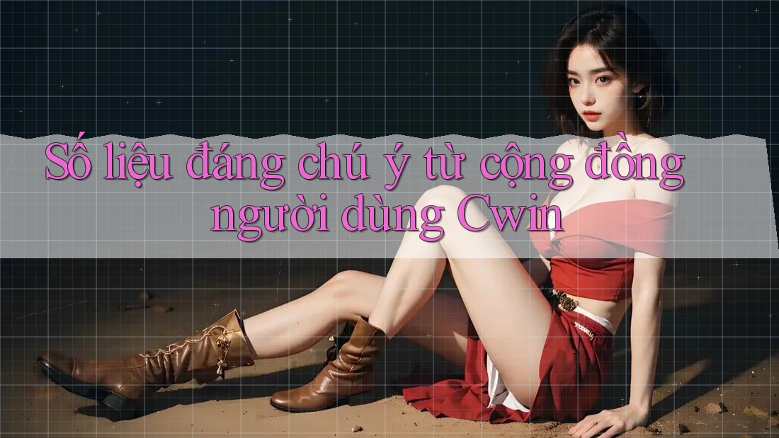 Số liệu đáng chú ý từ cộng đồng người dùng Cwin Số liệu đáng chú ý từ cộng đồng người dùng Cwin