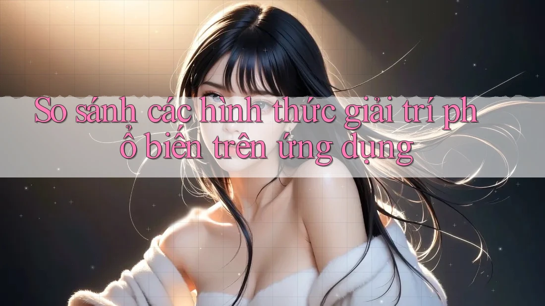 So sánh các hình thức giải trí phổ biến trên ứng dụng