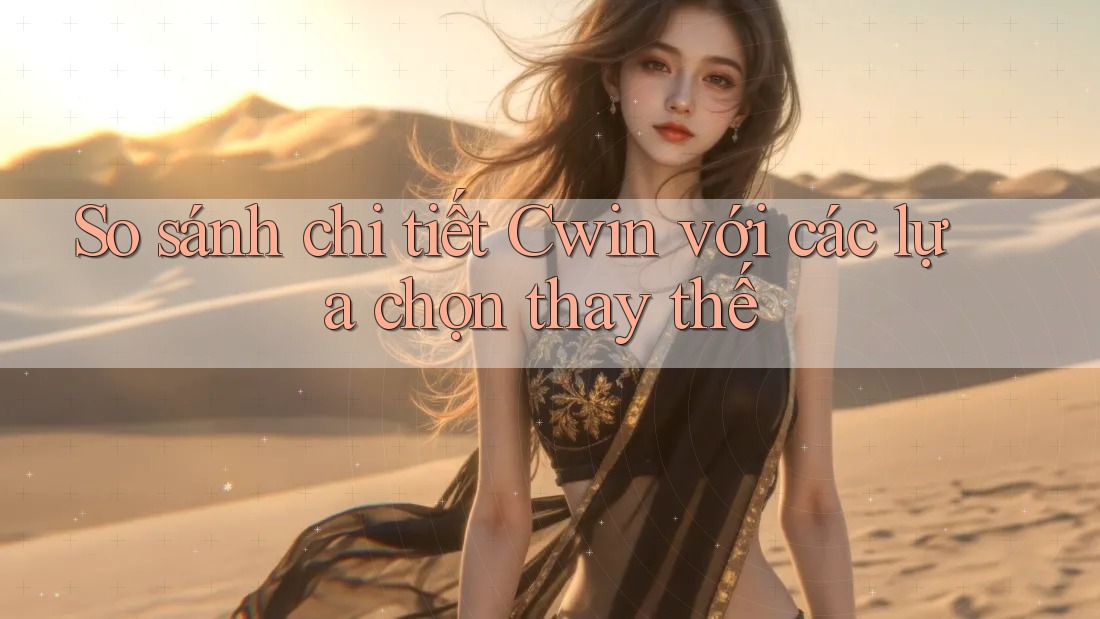 So sánh chi tiết Cwin với các lựa chọn thay thế So sánh chi tiết Cwin với các lựa chọn thay thế