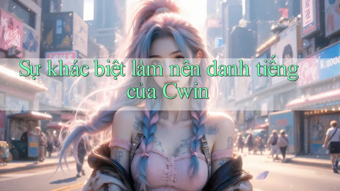 Sự khác biệt làm nên danh tiếng của Cwin