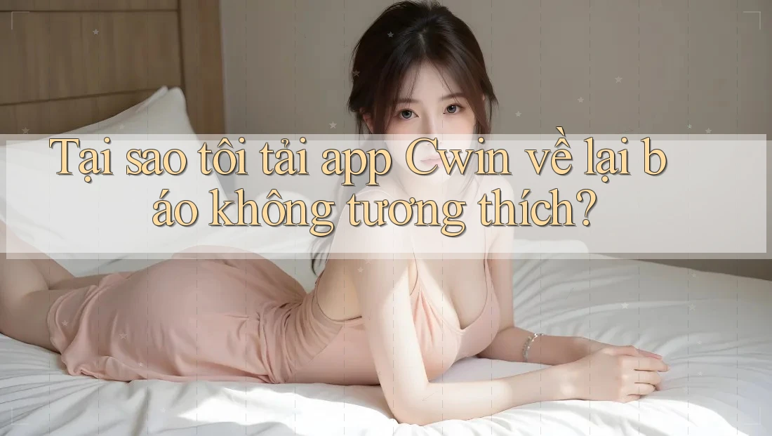 Tại sao tôi tải app Cwin về lại báo không tương thích? Tại sao tôi tải app Cwin về lại báo không tương thích?